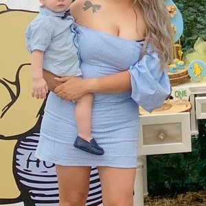 Forever 21 puff sleeve dress